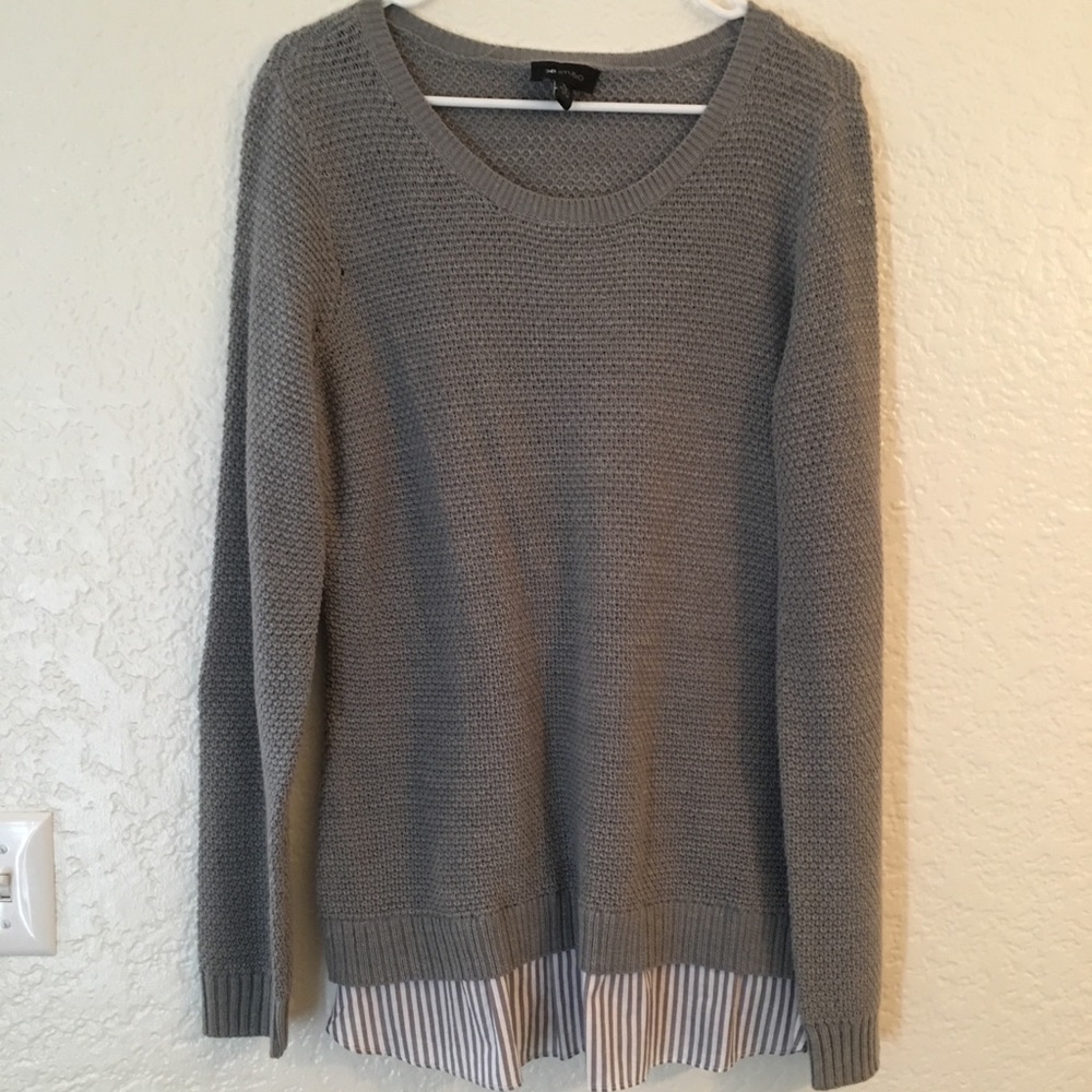 AB Studio Long Sleeve Knit Sweater